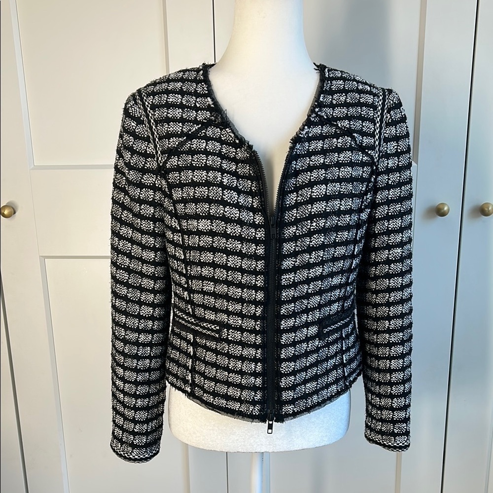 Molly Black and White Tweed Jacket | 8